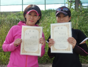 秋季Ｍｓ.野菊テニスカップ（ ＩＩ ）女子Ｄ　八木・瀬古ペア