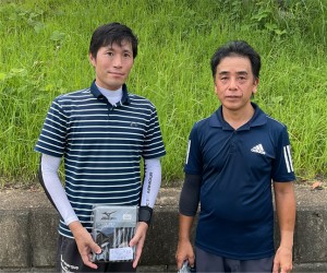 男子Ｄ ３位Ｔ優勝　福西・中村ペア