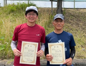 男子Ｄ ３位Ｔ優勝　鈴木・塚本ペア