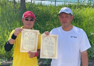 男子Ｄ ２位Ｔ優勝　下田・小松ペア