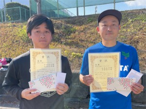 男子Ｄ １位Ｔ優勝　守田・臼木ペア