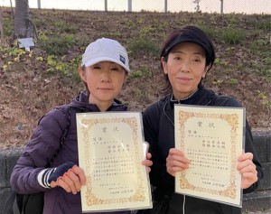 女子Ｄ ３位Ｔ優勝　孫橋・金谷ペア