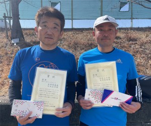 男子Ｄ １位Ｔ優勝　長崎・臼木ペア