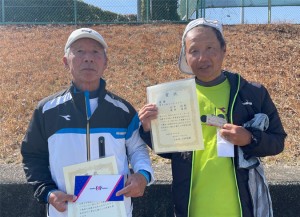 男子Ｄ ２位Ｔ優勝　長井・山中ペア